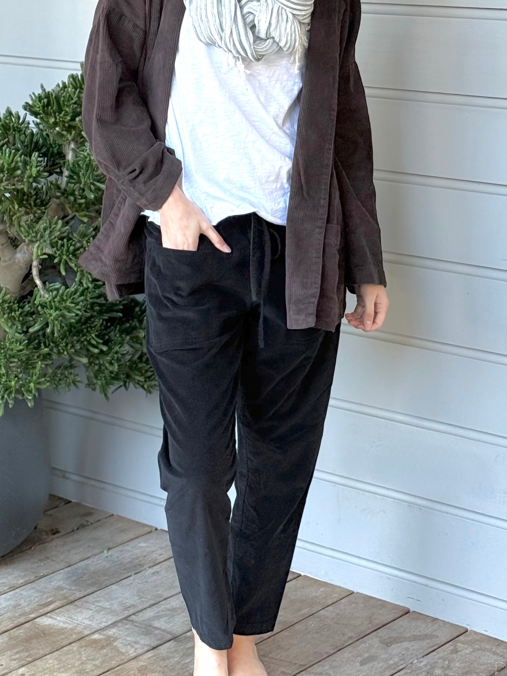 jessie pants - black cord