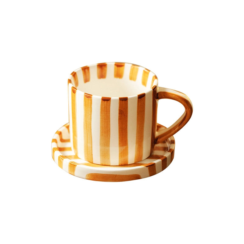 Casual Cute Stripe Ceramics Plate Water Bottles 1 Piece 1 Set