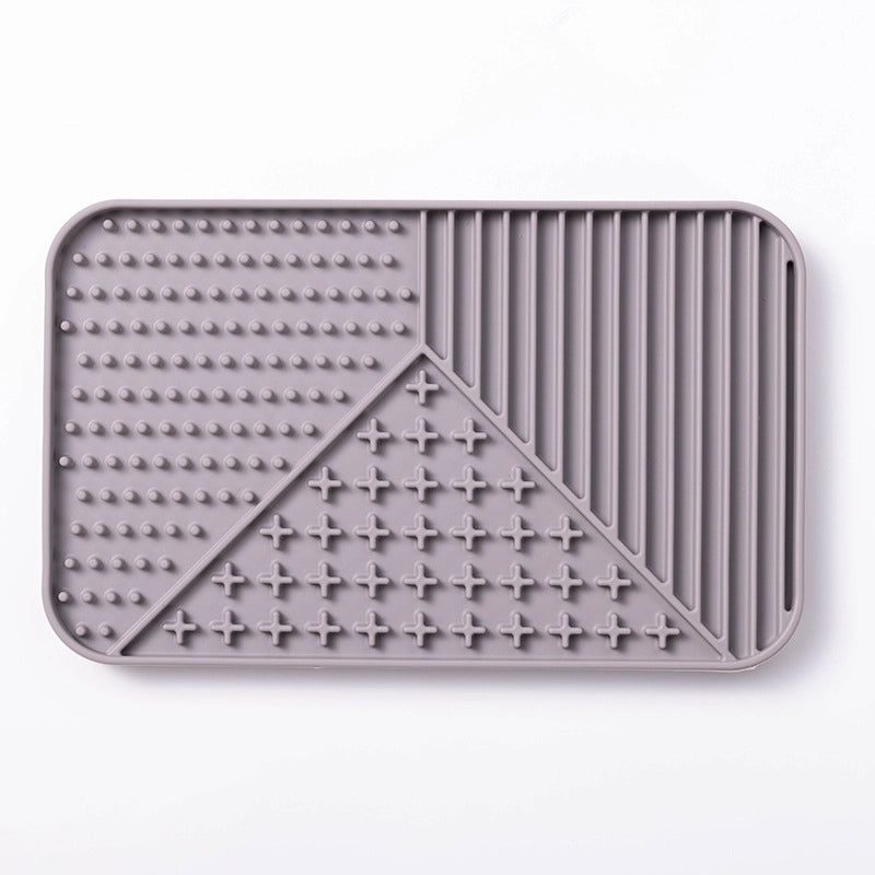 Elegant Minimalist Silica Gel Solid Color Pet Tableware