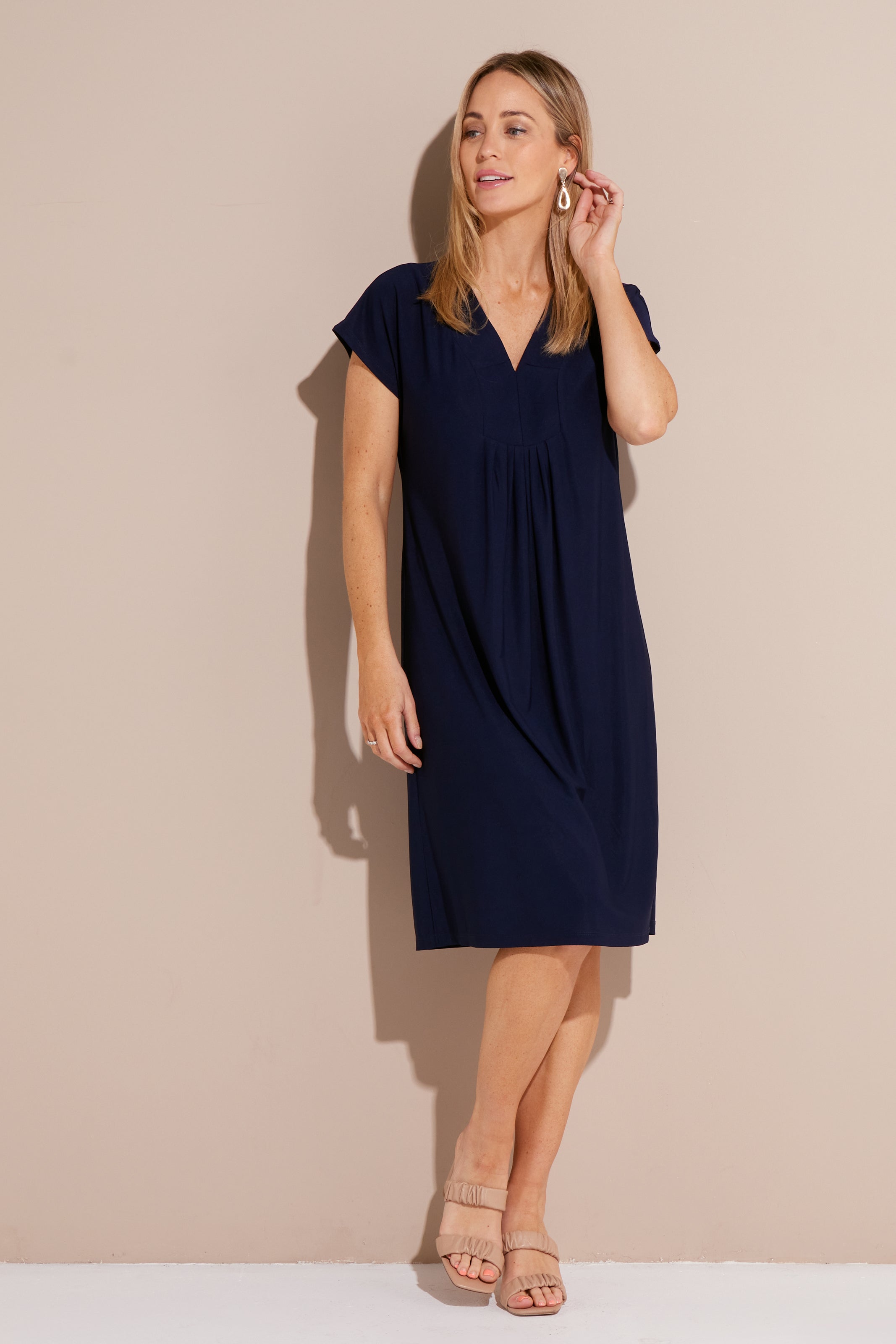 Petite Must Have Dress - Navy