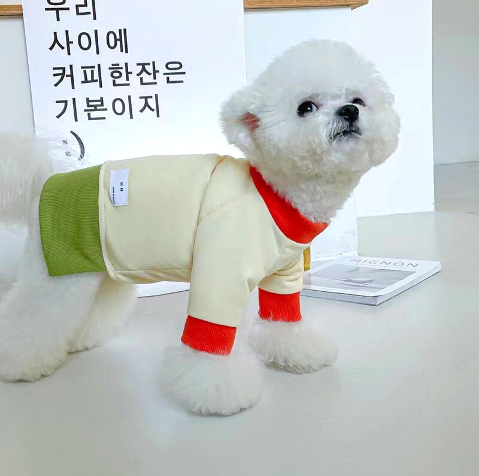 Versatile Colour Blocking Pet Sweatshirt