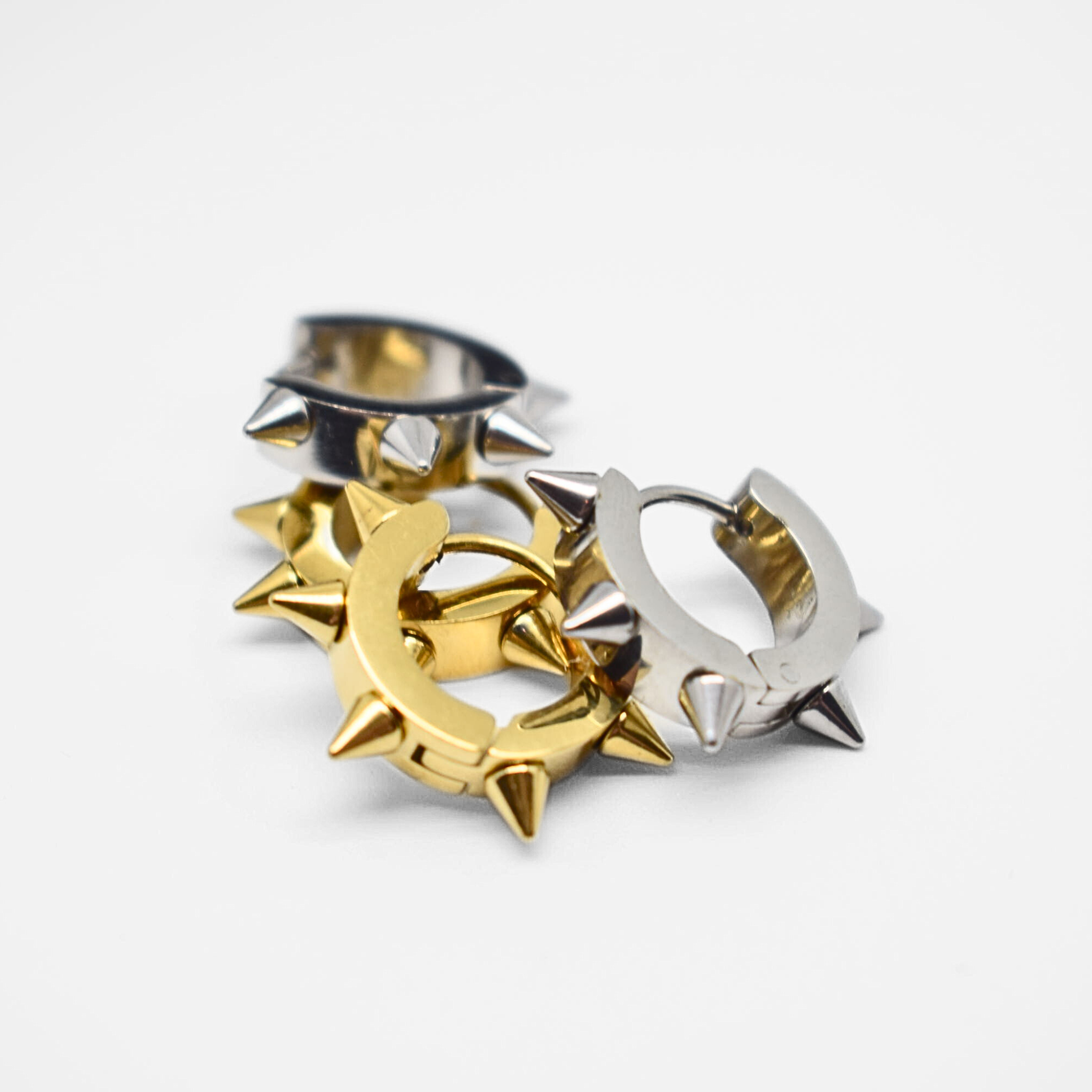 Spiked hoops - Gold