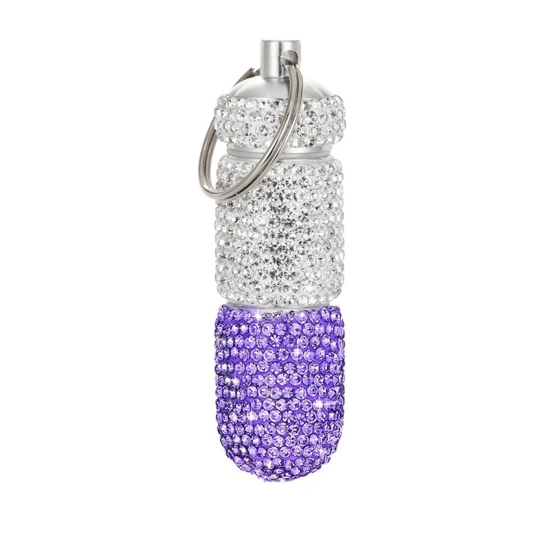 Casual Elegant Glam Solid Color Alloy Rhinestone Aluminum Storage Tank
