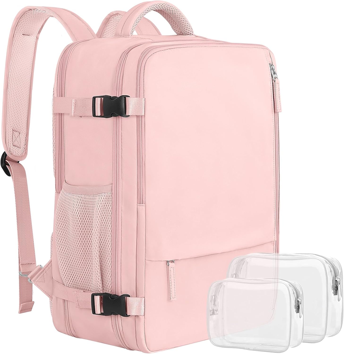Large Travel Backpack for Women Men, Expandable 40L Carry On Backpack, 17 Inch Laptop Backpack College Bookbag, Waterproof Travel bag as Person Item Flight Approved