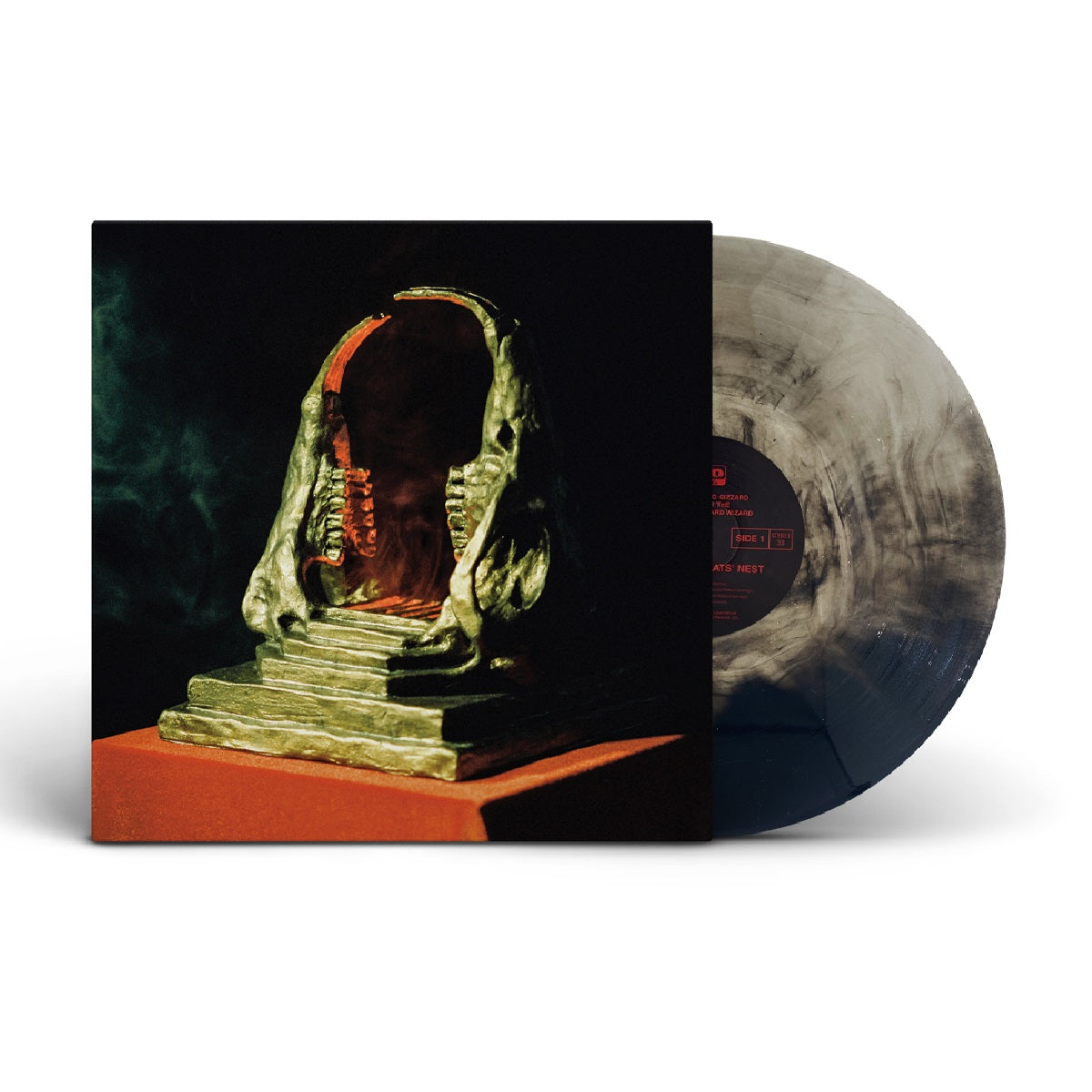 King Gizzard & The Lizard Wizard Infest The Rats Nest Exclusive Venusian Edition Black and Clear Galaxy Vinyl
