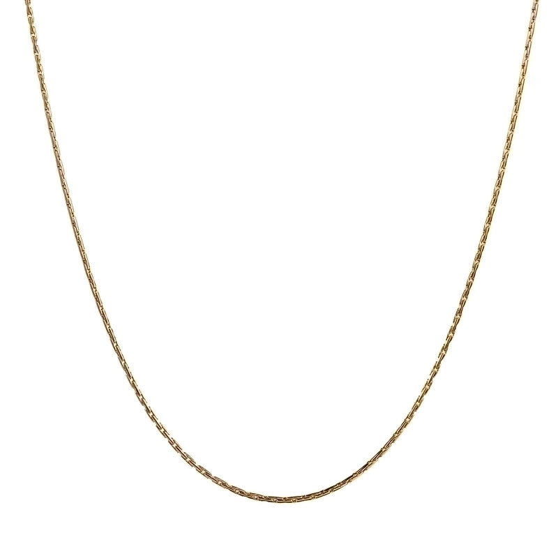 Casual Minimalist Solid Color 304 Stainless Steel 18K Gold Plated Stainless Steel Necklaces