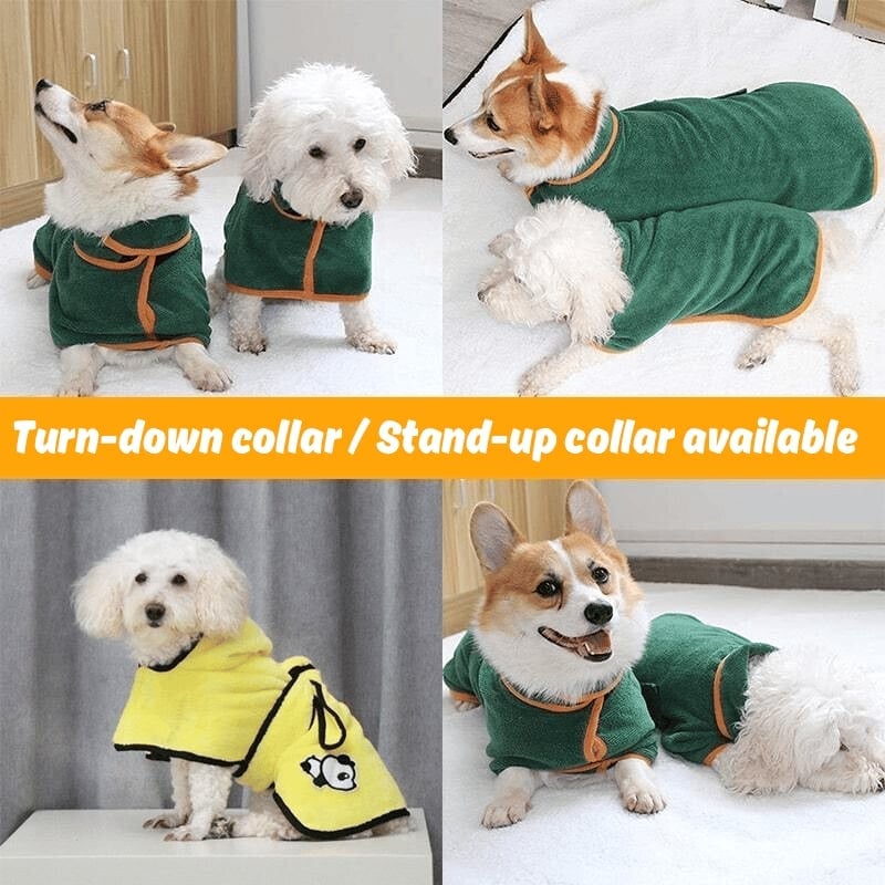 49% OFF - Super absorbent pet bathrobe