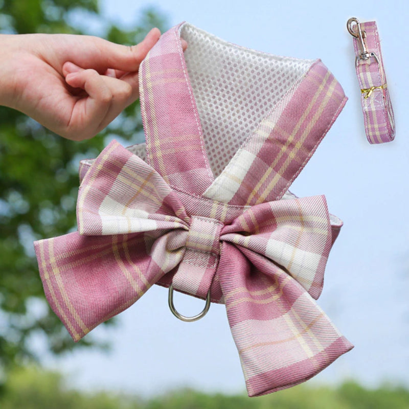 Collar Harness Cute Pet Harnesses With Breast Straps