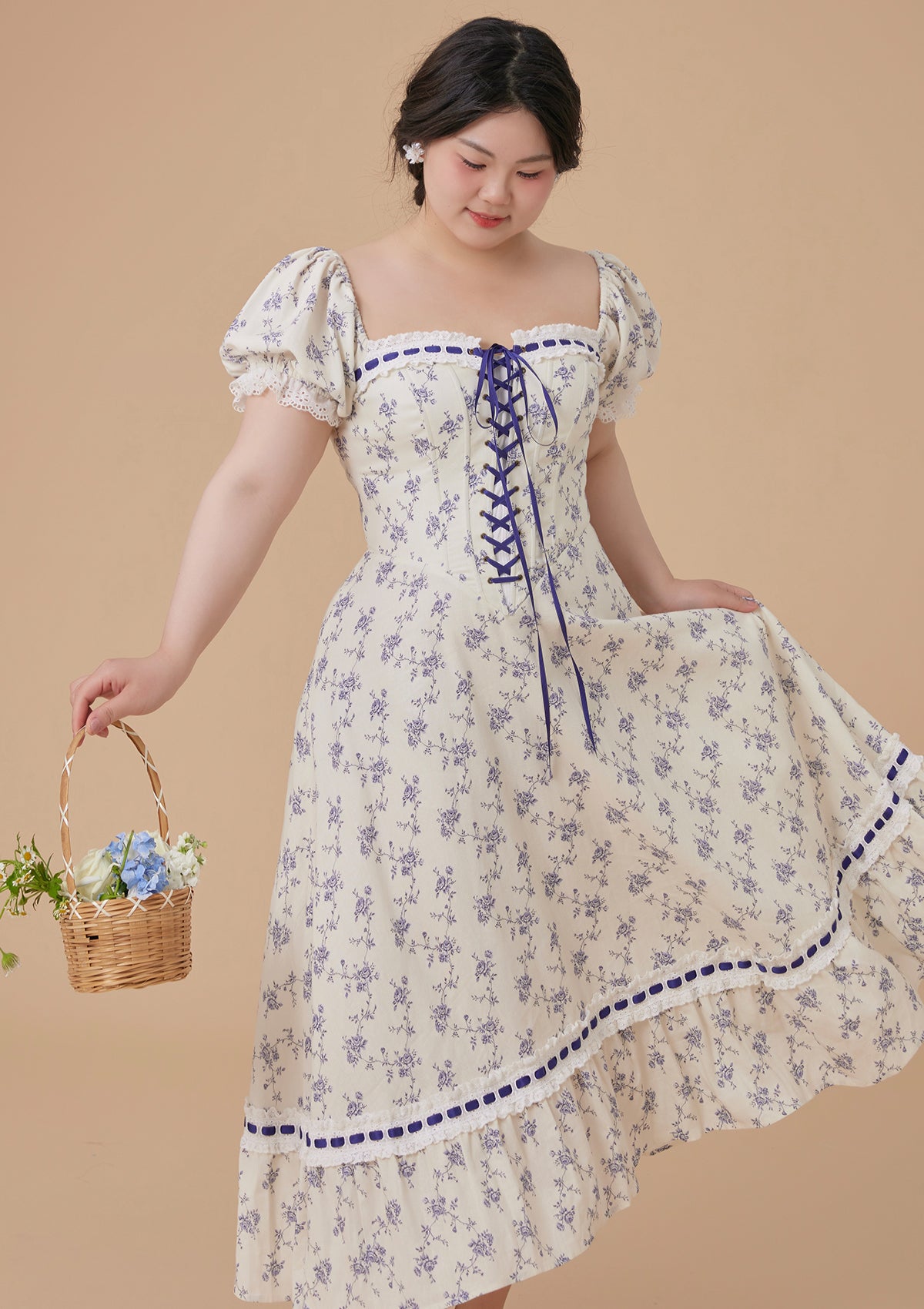 Curve & Plus Petrea Volubilis Corset Dress