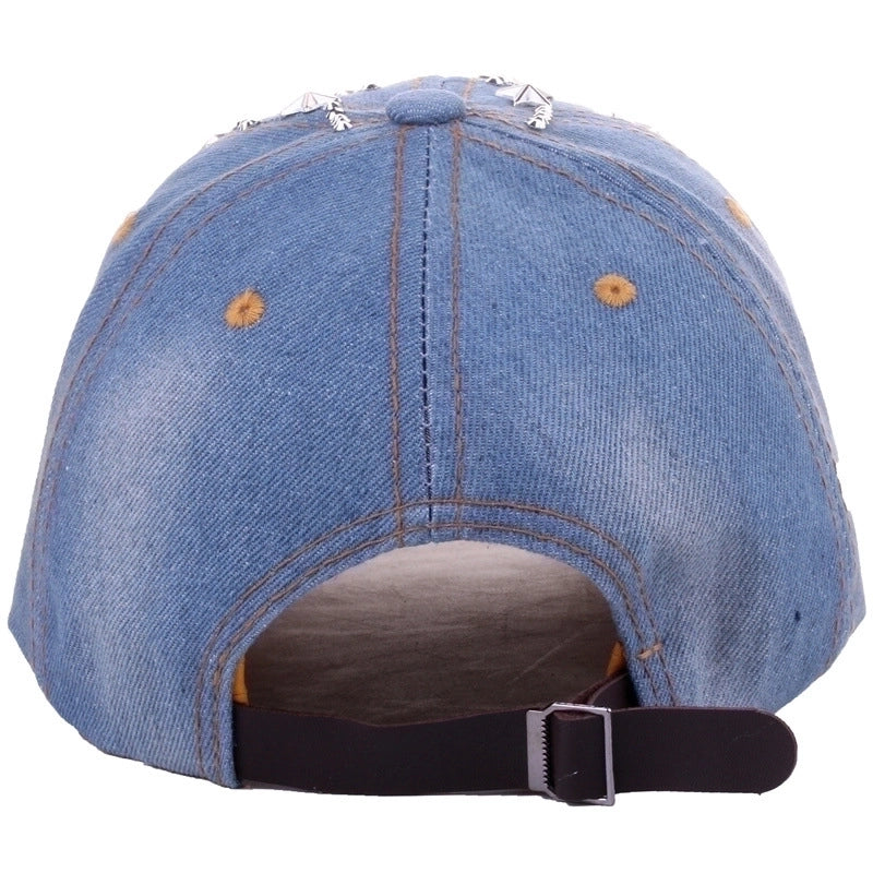 Unisex Classic Style Star Rhinestone Baseball Cap