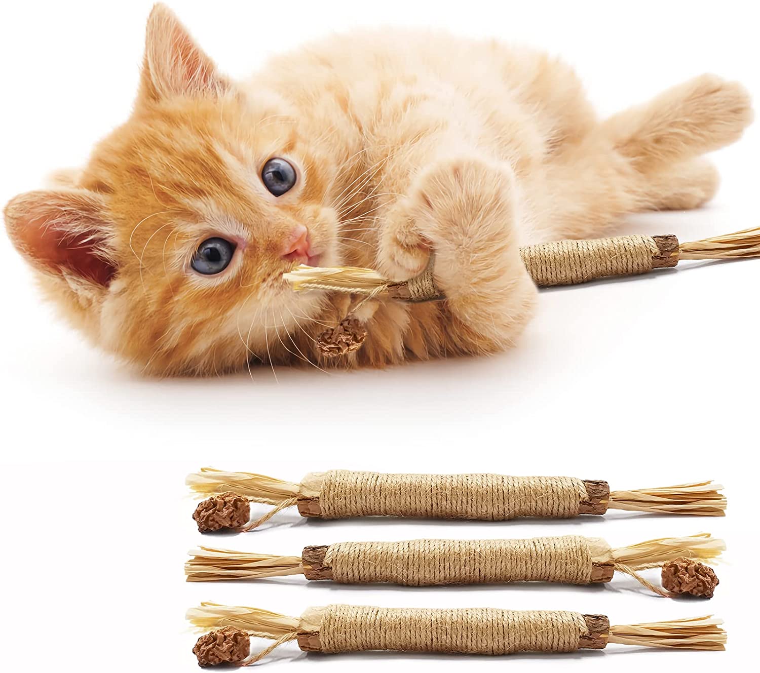 🔥 😺Natural Silvervine Stick Cat Chew Toy- BUY 3 Get 1 Free