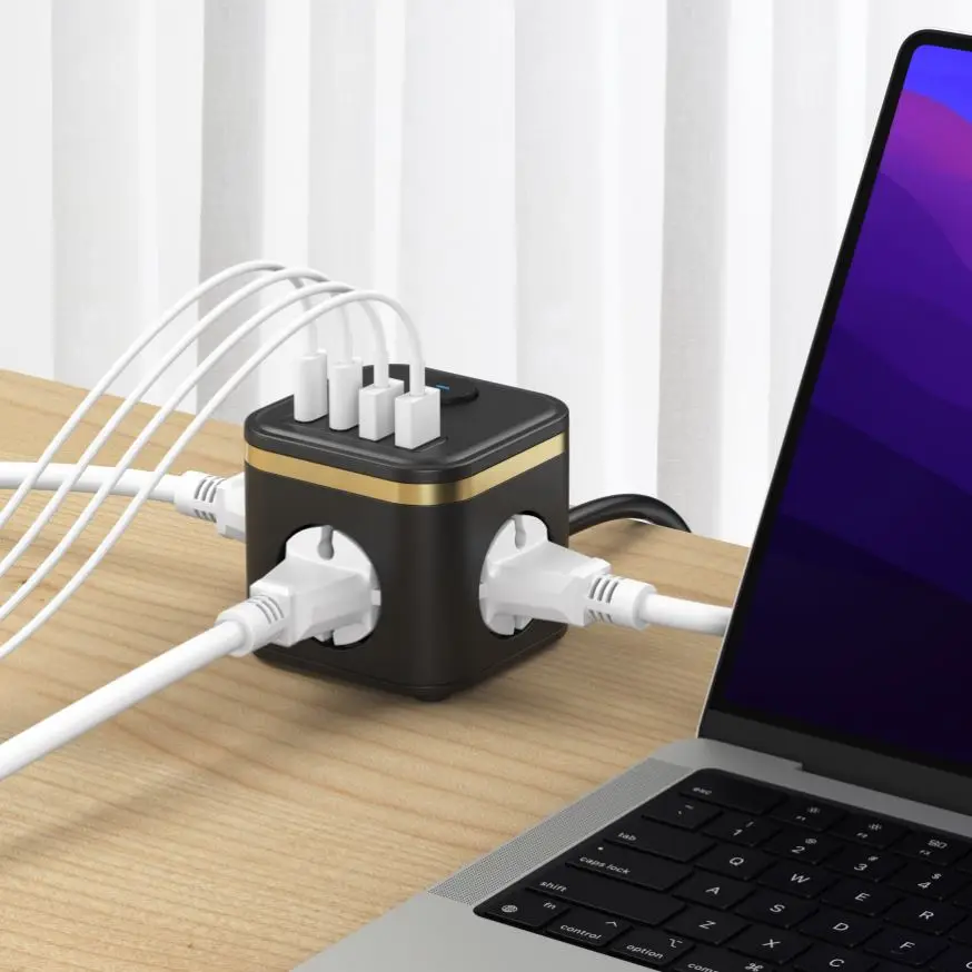 New Arrive Extension Multi Socket With Usb Port Smart Power Strip