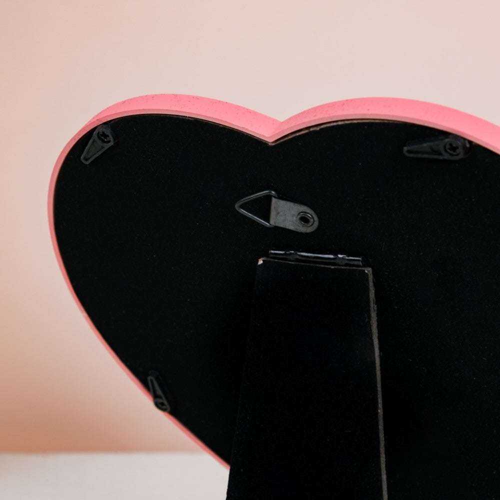 Hearty Desk Mirror Pink Small