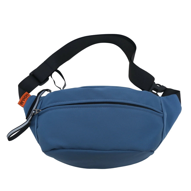 New Personalized Reflective Chest Bag Men's Trendy Cool Street Mobile Phone Waist Bag Girl Sports Outdoor Crossbody Shoulder Bag