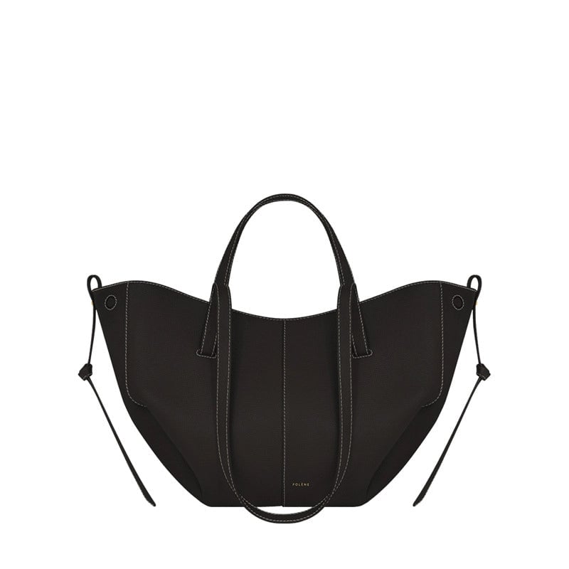 Women's Composite Cowhide Solid Color Elegant Basic Classic Style Square Open Shoulder Bag Tote Bag Crossbody Bag