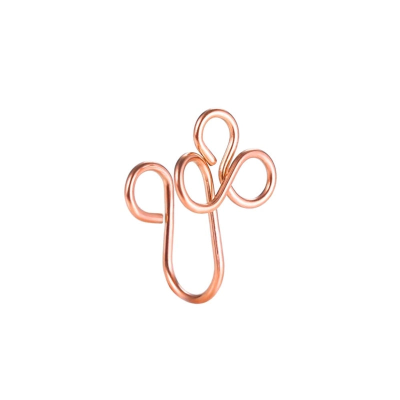 Fashion U Shape Stainless Steel Plating Nose Ring 1 Piece