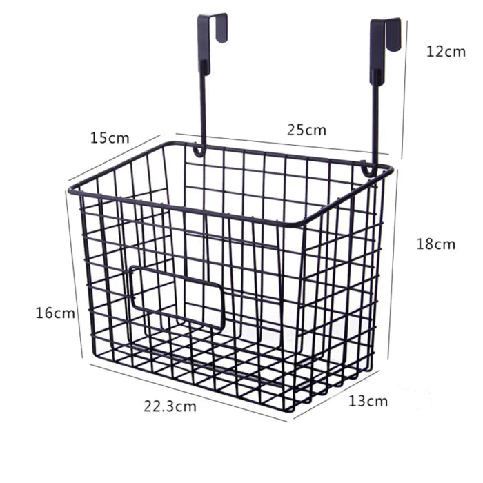 Hanging Under Shelf Iron Storage Basket