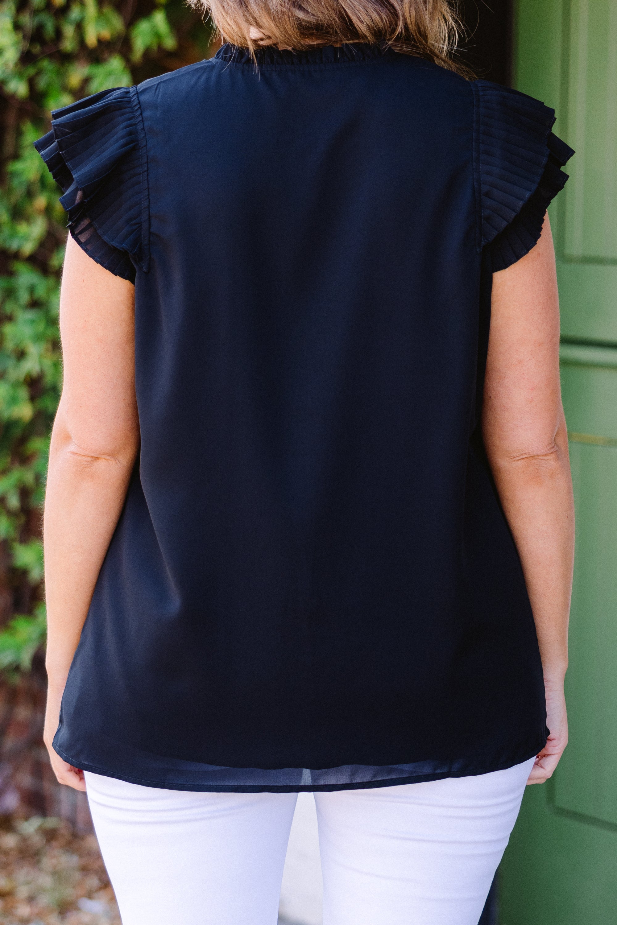 Buzz Word Top. Black