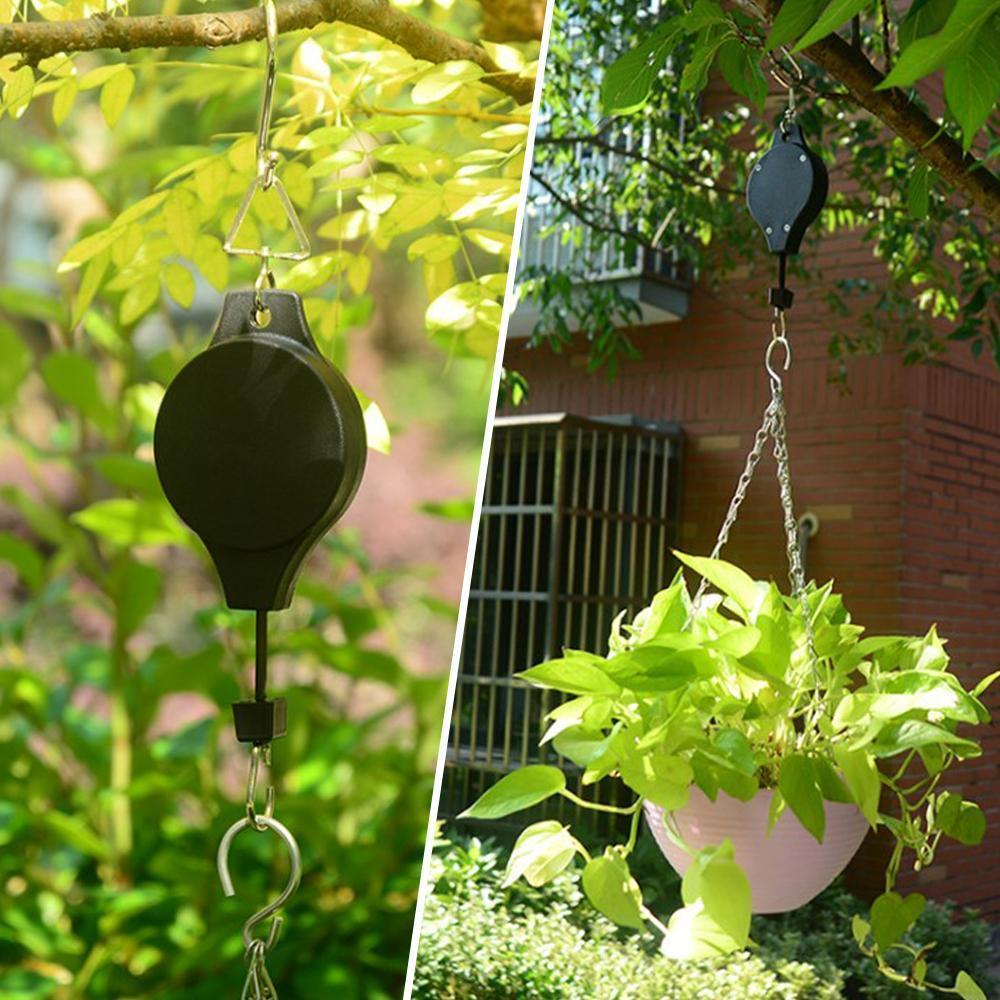 Retractable Hook For Garden Baskets Pots. Birds Feeder