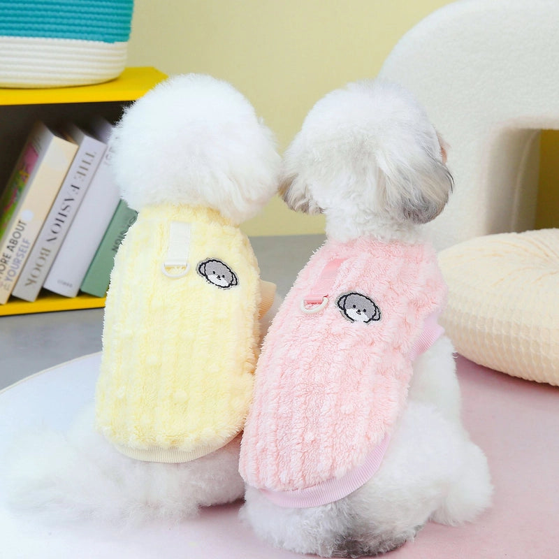Cute Coral Fleece Dog Pet Clothing