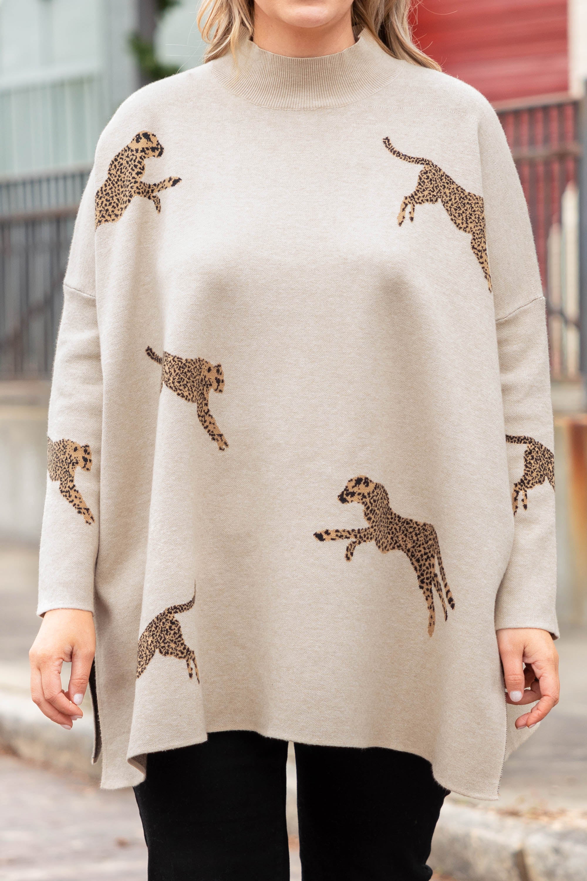 Mother Of The Jungle Sweater. Oatmeal