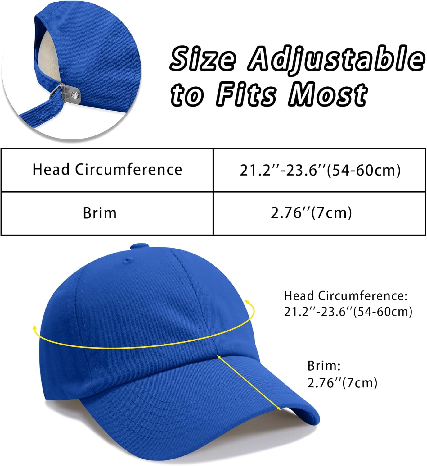 NPQQUAN Original Classic Low Profile Baseball Cap Golf Dad Hat Adjustable Cotton Hats Men Women Unconstructed Plain Cap