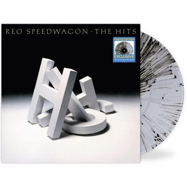 Reo Speedwagon - The Hits Exclusive Clear Black & White Splatter Vinyl Album Limited Edition LP Record