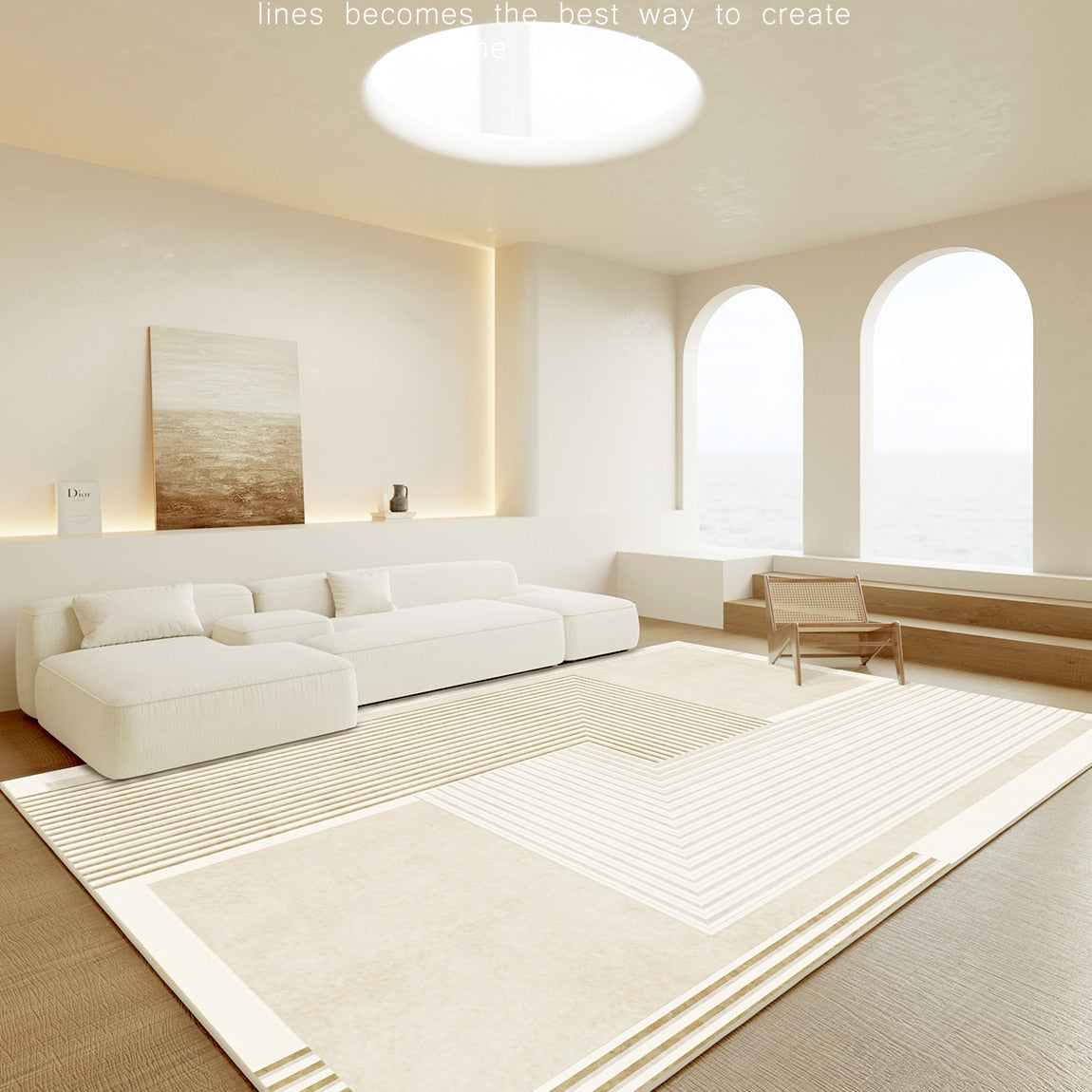 Mirelle Minimalist Plush Soft Rugs