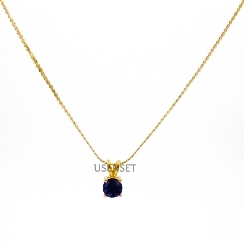 Fashion Geometric Stainless Steel Plating Pendant Necklace 1 Piece