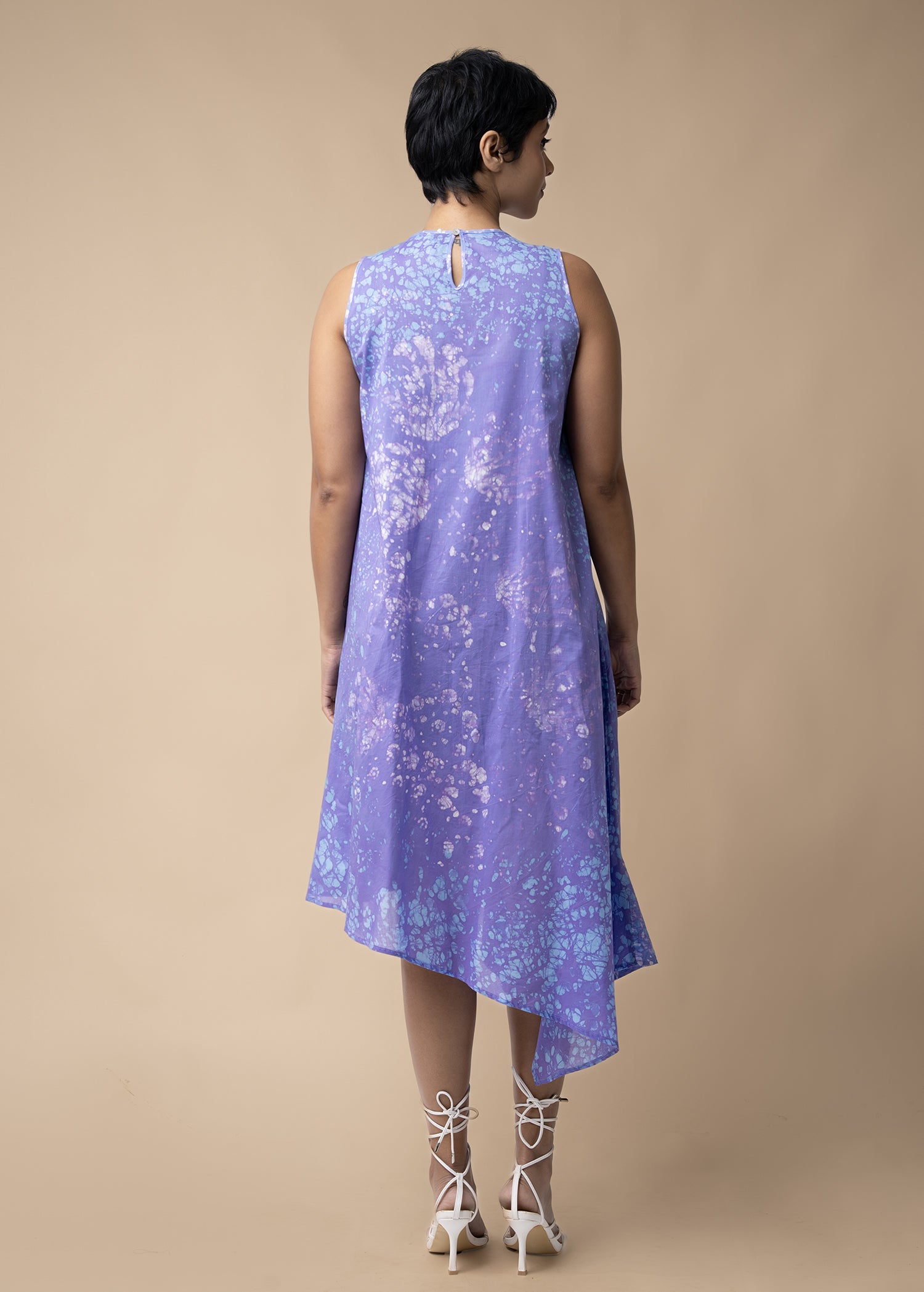 Sleeveless Batik Dress