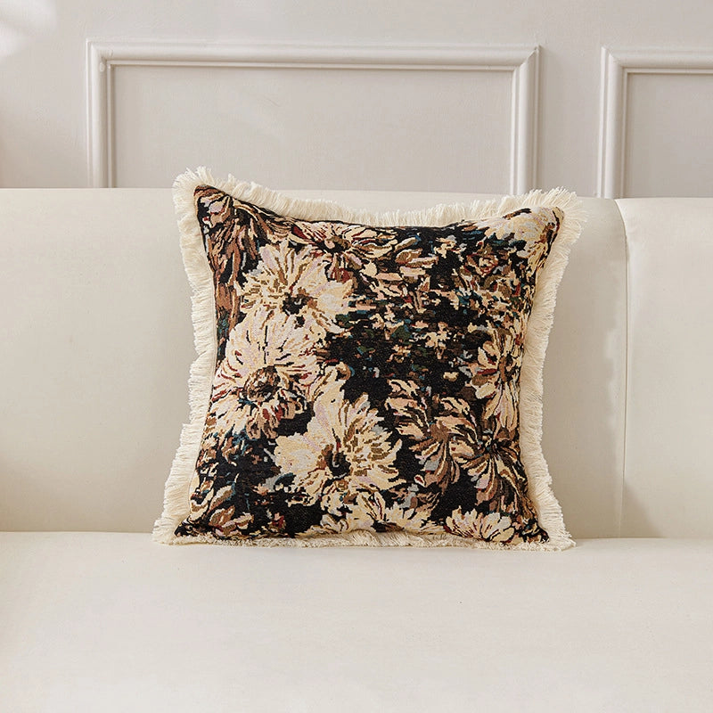 Minimalist Classic Style Geometric Cotton And Linen Pillow Cases