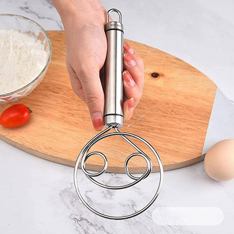 Stainless Steel Magic Dough Whisk