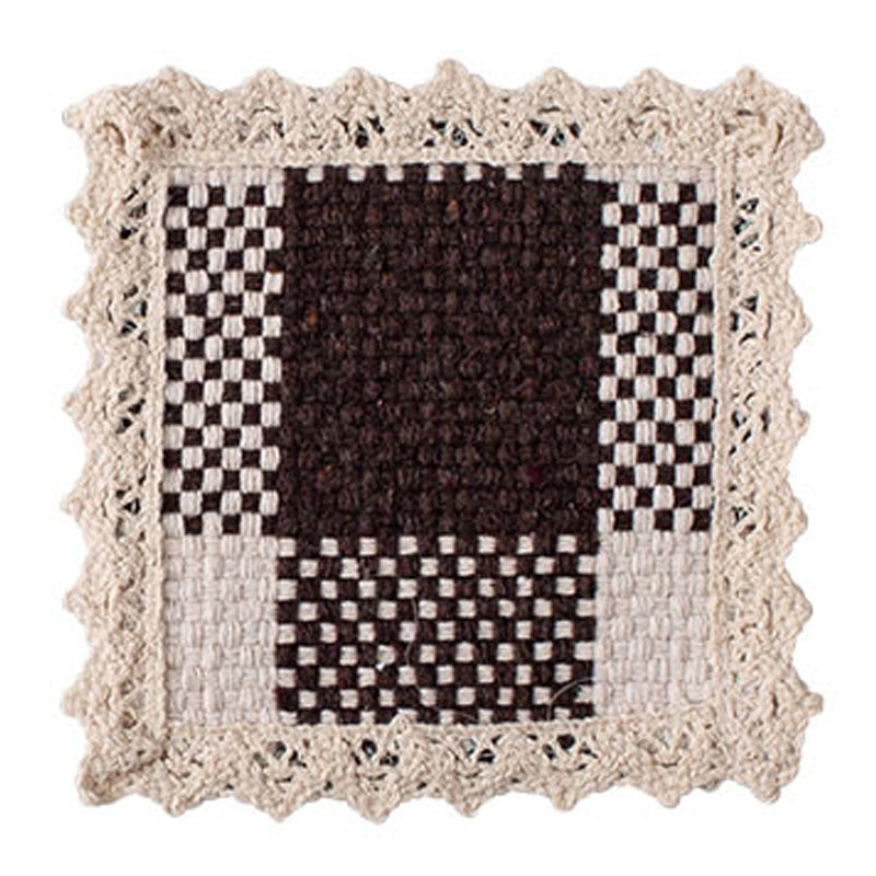 Pastoral Lattice Pure Cotton Tablecloths Artificial Decorations