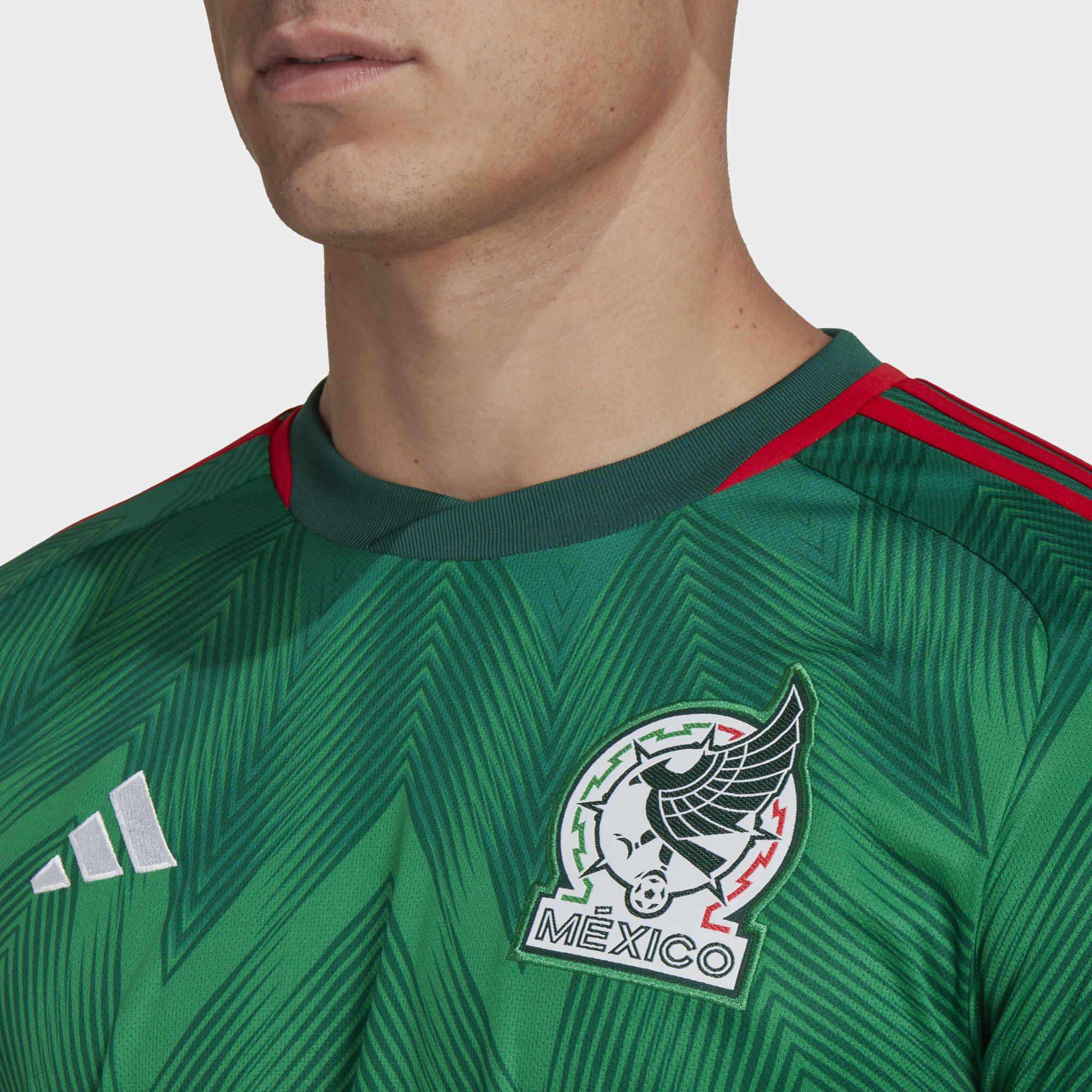 Camiseta de local de la selección nacional de México de la Copa del Mundo