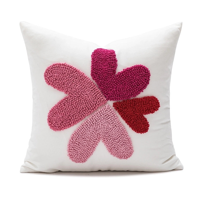 Cute Letter Cotton Pillow Cases