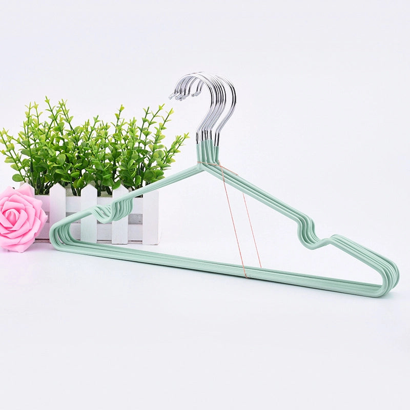 Ming Zhe Plastic Dip Clothes Hanger Household Non-slip Drying Clothes Hanger Bold Adult Drying Hanger Nano Groove Clothes Hanger Explosions