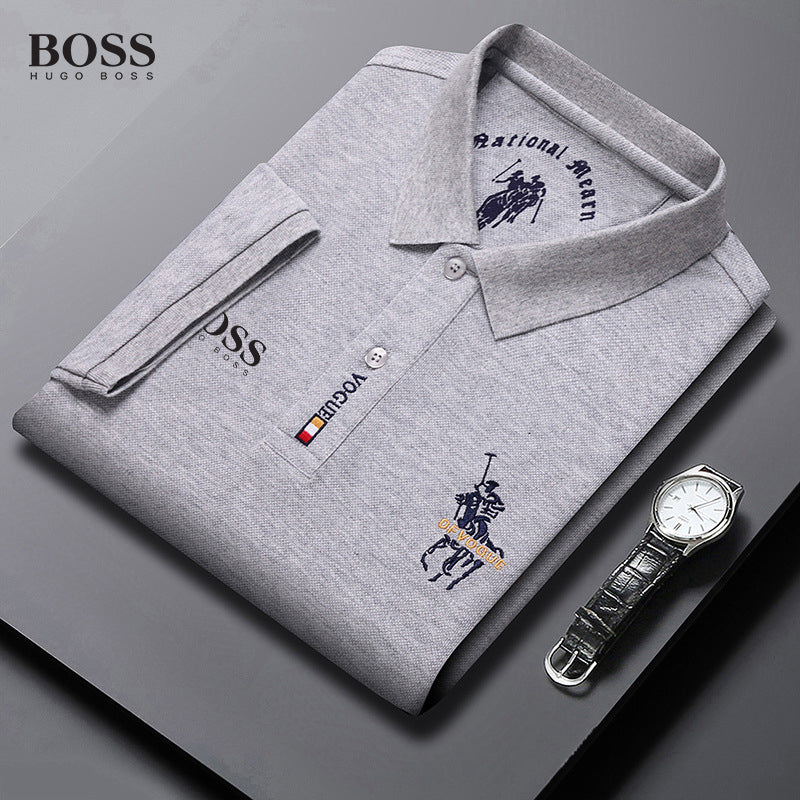 BOSS Embroidery Short Sleeve Polo