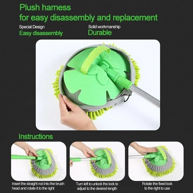 2 in 1 Car Cleaning Brush Mop | Buy 2 Free Shipping