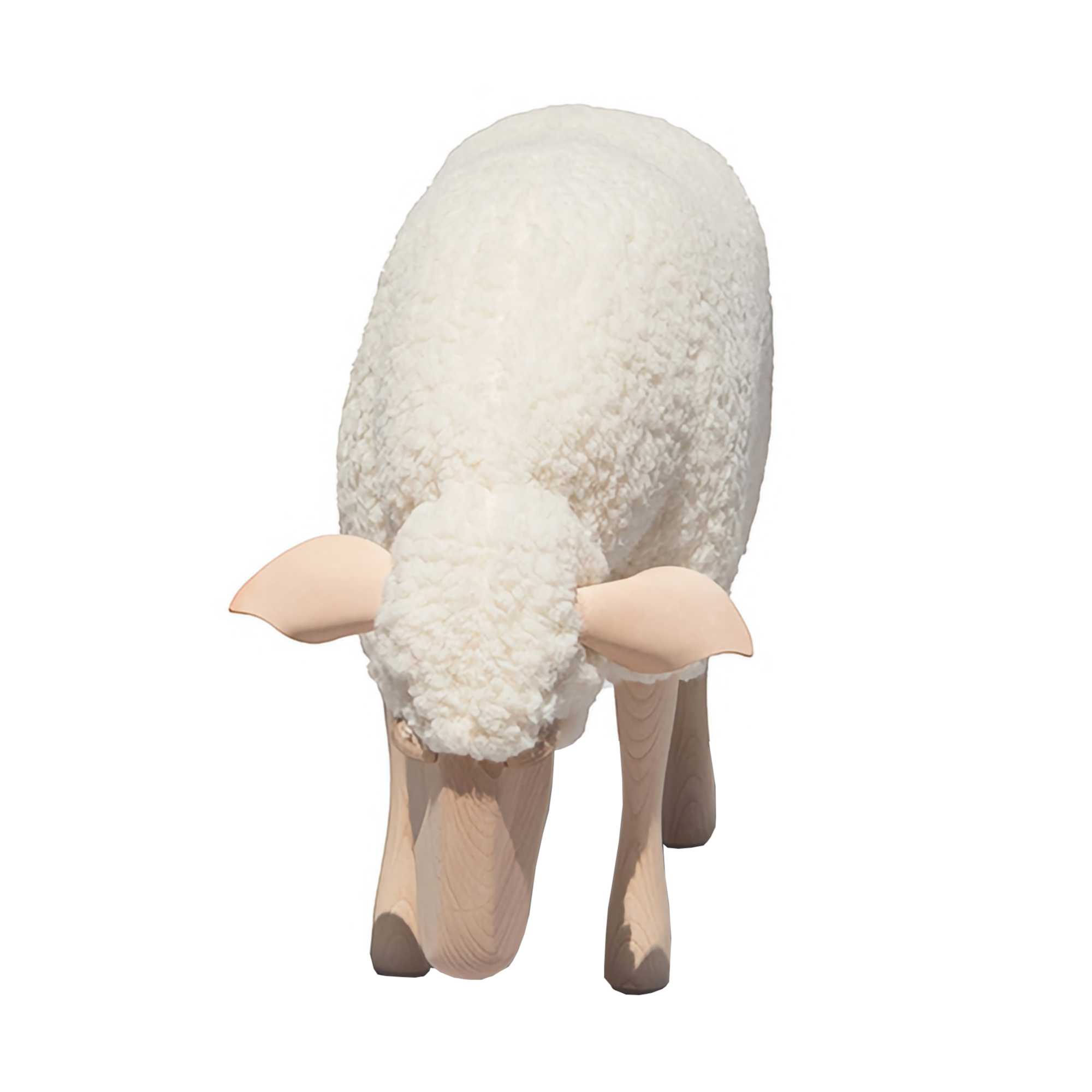 Lamb Wool Plush Grazing Large. White