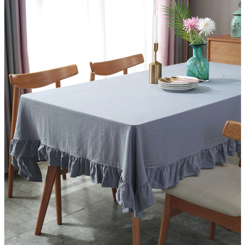 Solid Color Cotton Tablecloths