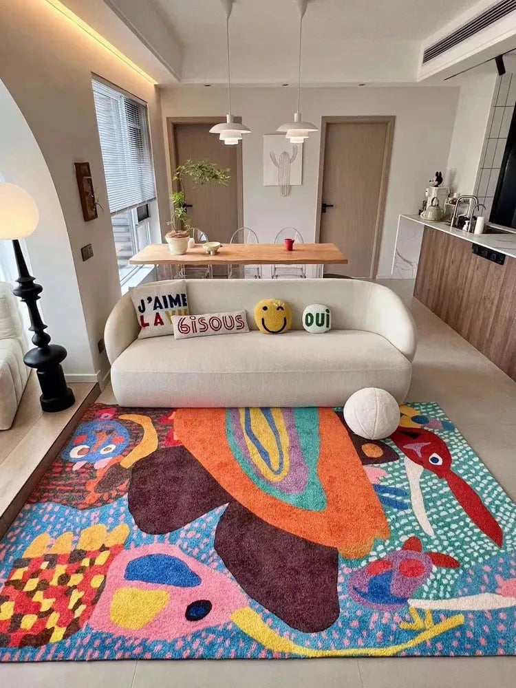 Rainbow Ears Kids Room Carpet