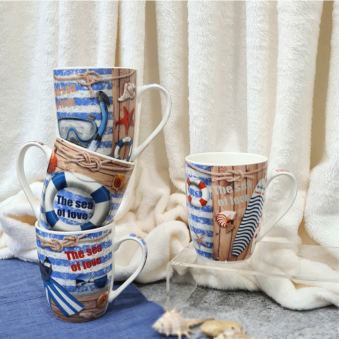 The Sea of Love Porcelain Mugs