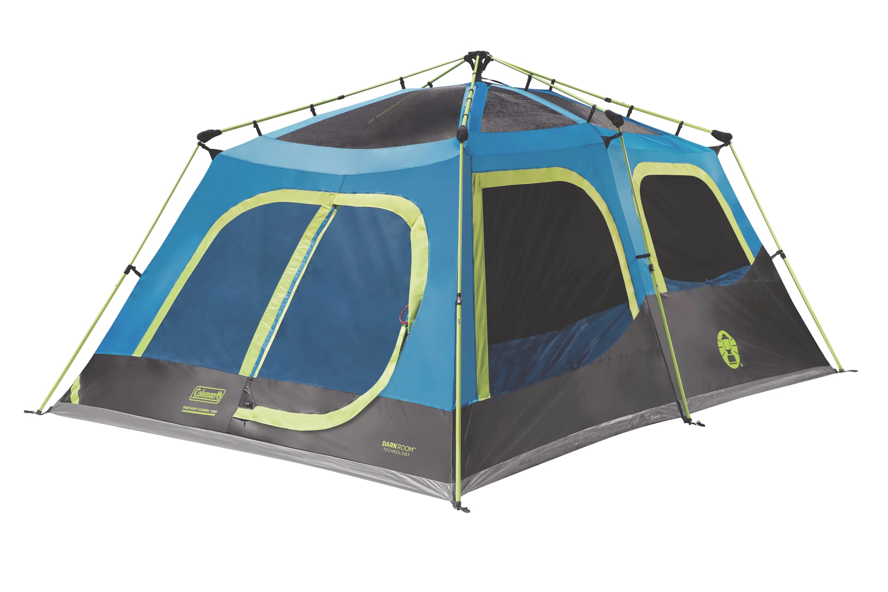 10-Person Dark Room Instant Cabin Tent with Rainfly