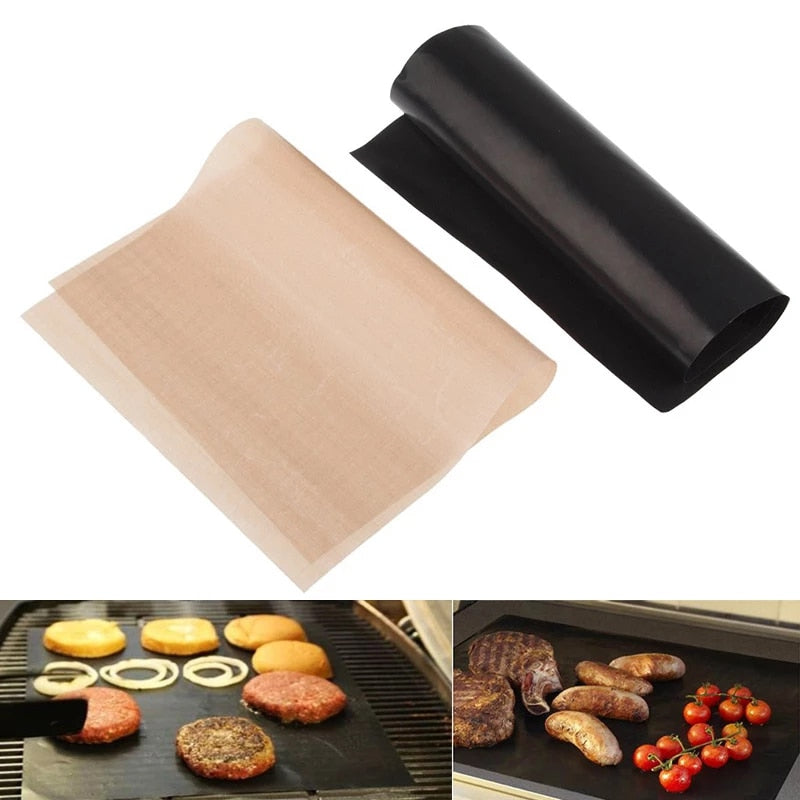 BBQ Grill Mats Meshes For Churrasco Barbecue Grill BBQ Tools Sheet Cooking and Baking