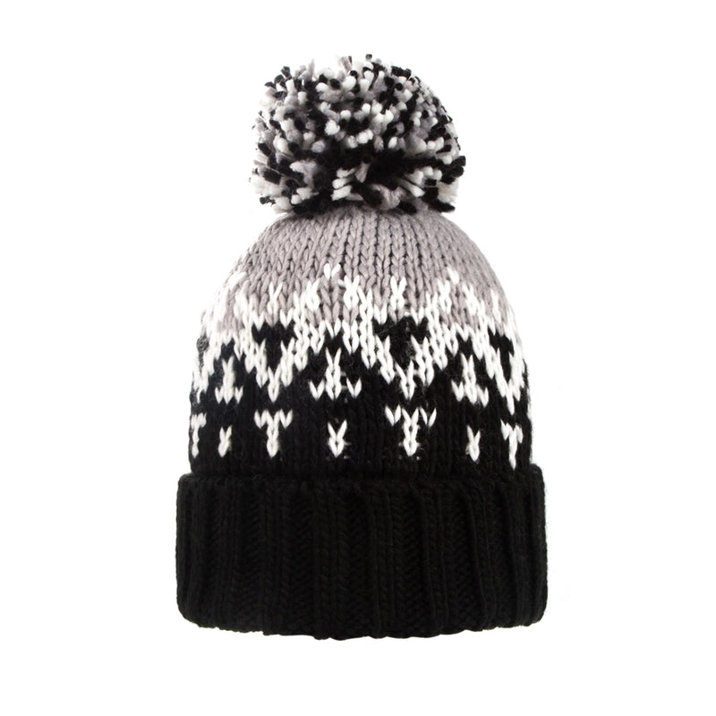 Unisex Retro Classic Style Geometric Rhombus Eaveless Wool Cap