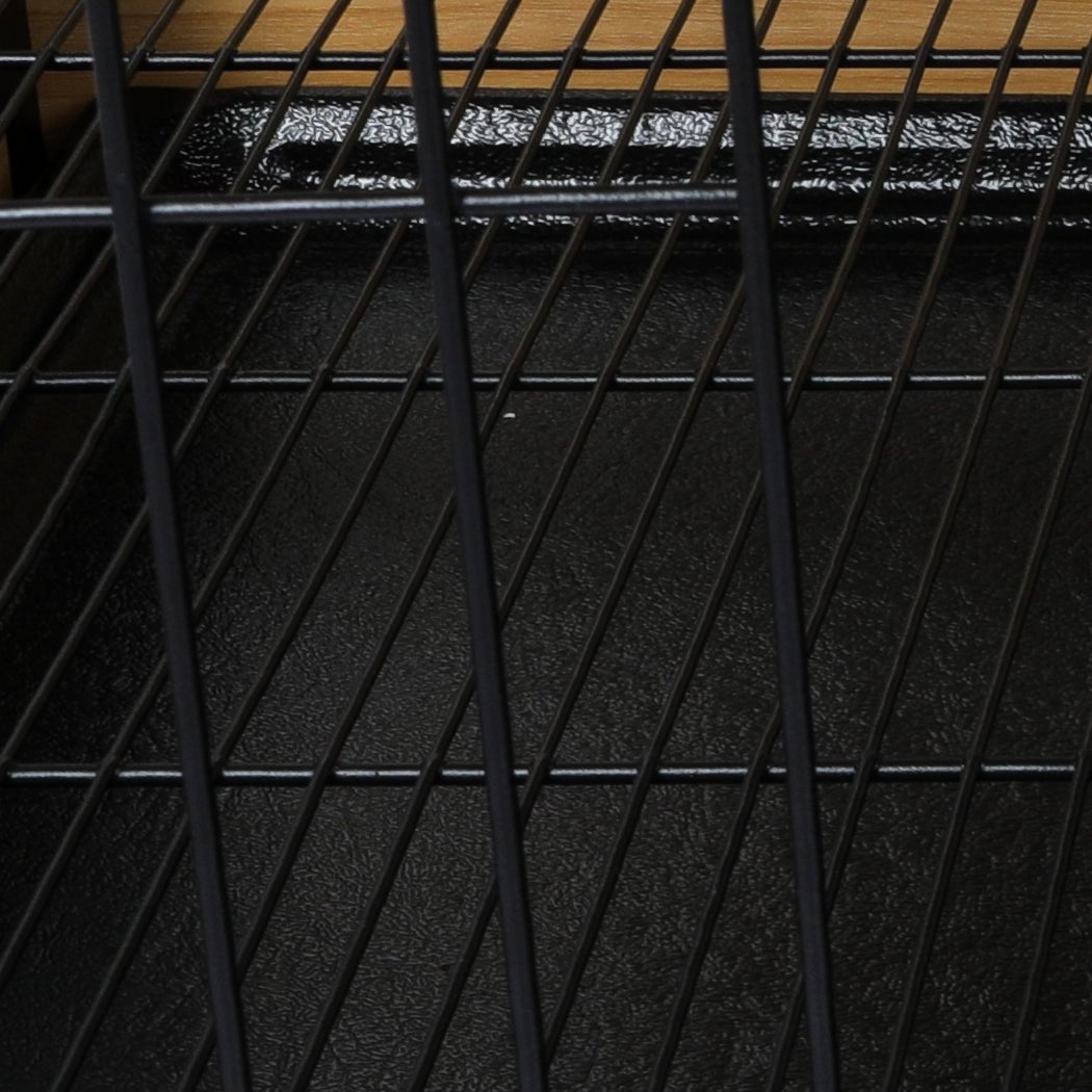 Indoor Wooden Puppy Crate Side Table (4 Sizes)