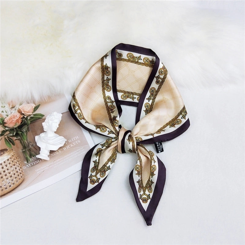 Double-sided Sharp-angled Silk Scarf