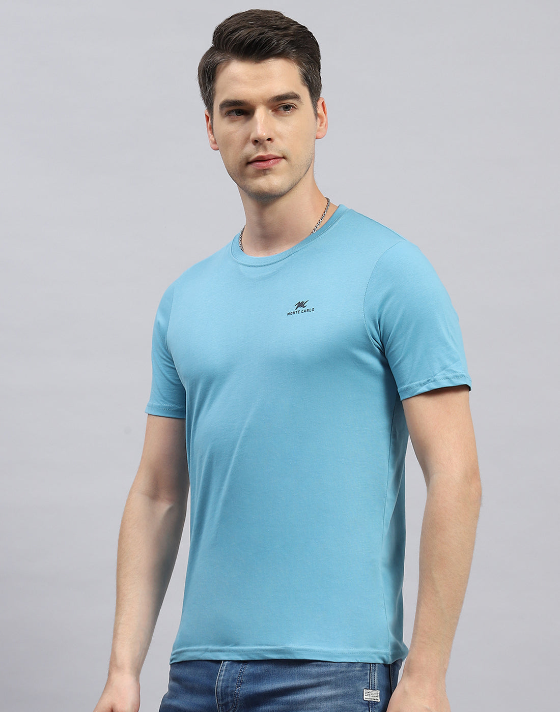 Men Green. Blue & Pink Solid Round Neck Half Sleeve T-Shirt (Pack of 3)