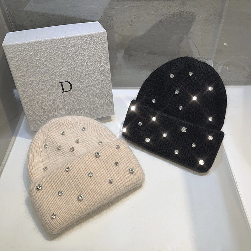 Women's Modern Style Classic Style Solid Color Eaveless Wool Cap