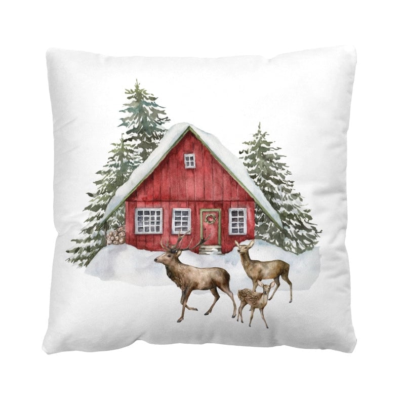 Casual Vacation Letter Short Plush Pillow Cases